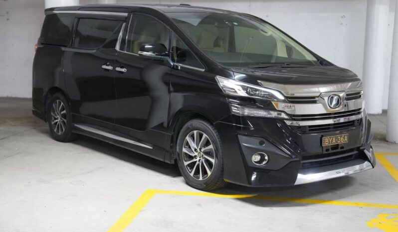 2016 TOYOTA VELLFIRE V6 full